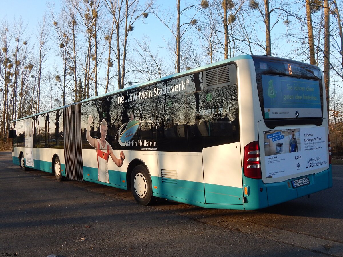 Mercedes Citaro II der Neubrandenburger Verkehrsbetriebe in Neubrandenburg.