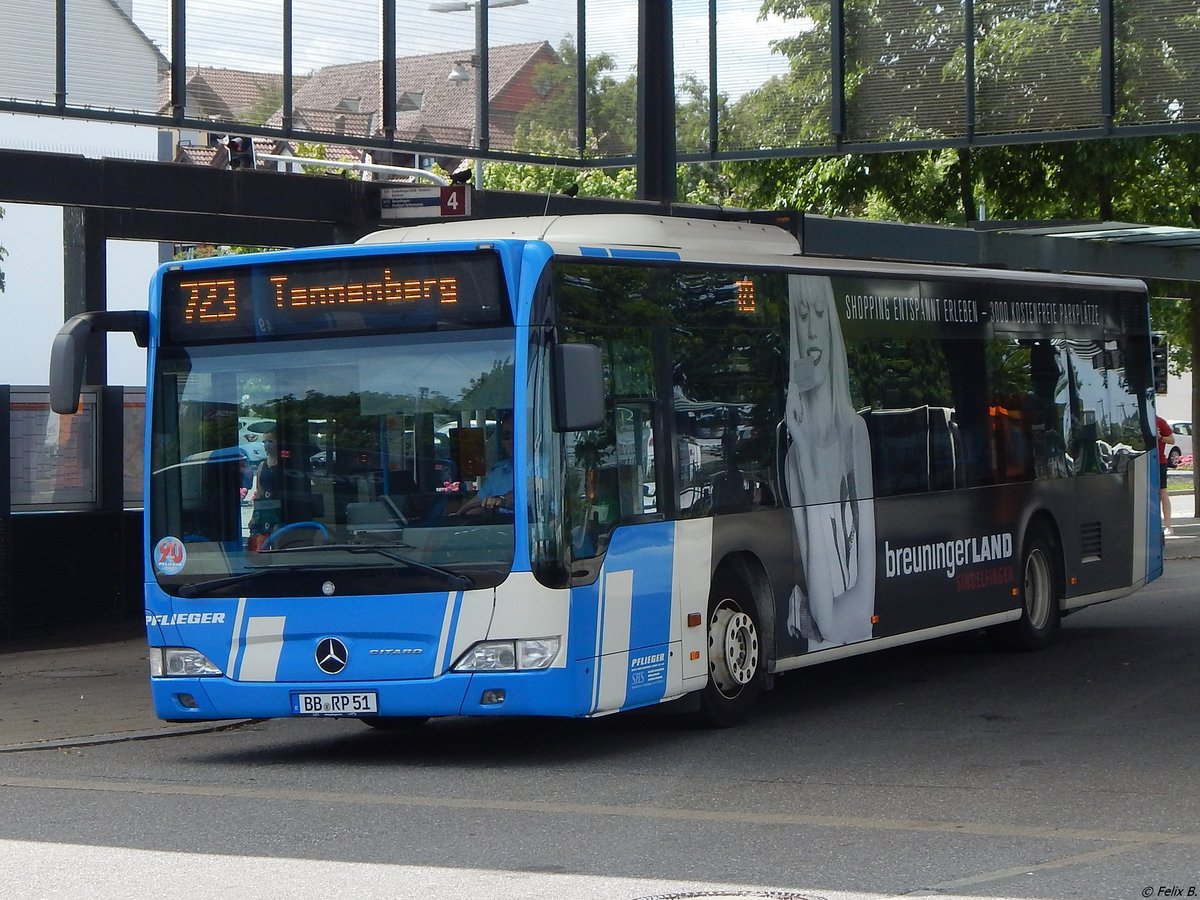 Mercedes Citaro II von Pflieger aus Deutschland in Böblingen.