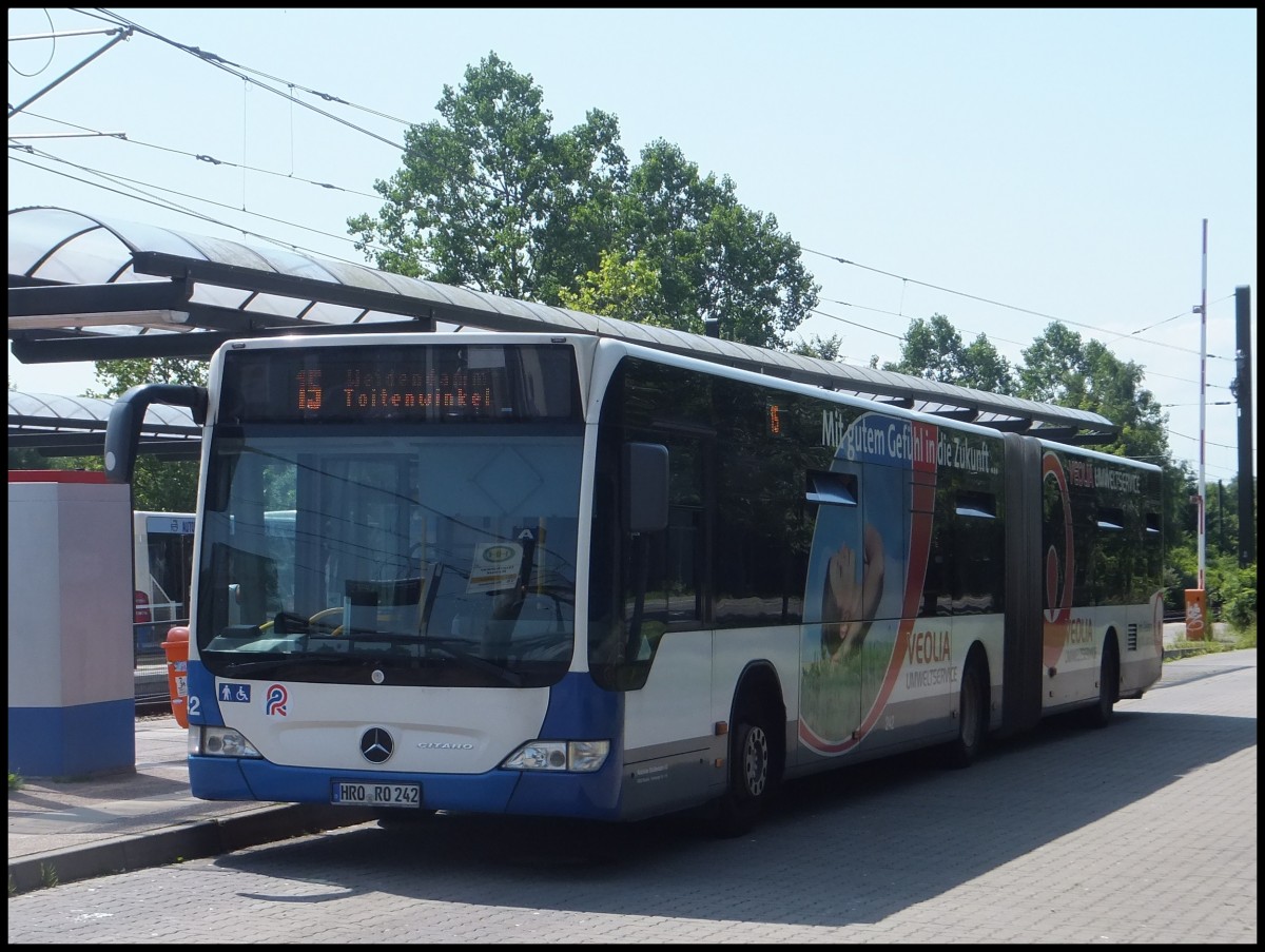 Mercedes Citaro II der Rostocker Stra�enbahn AG in Rostock.