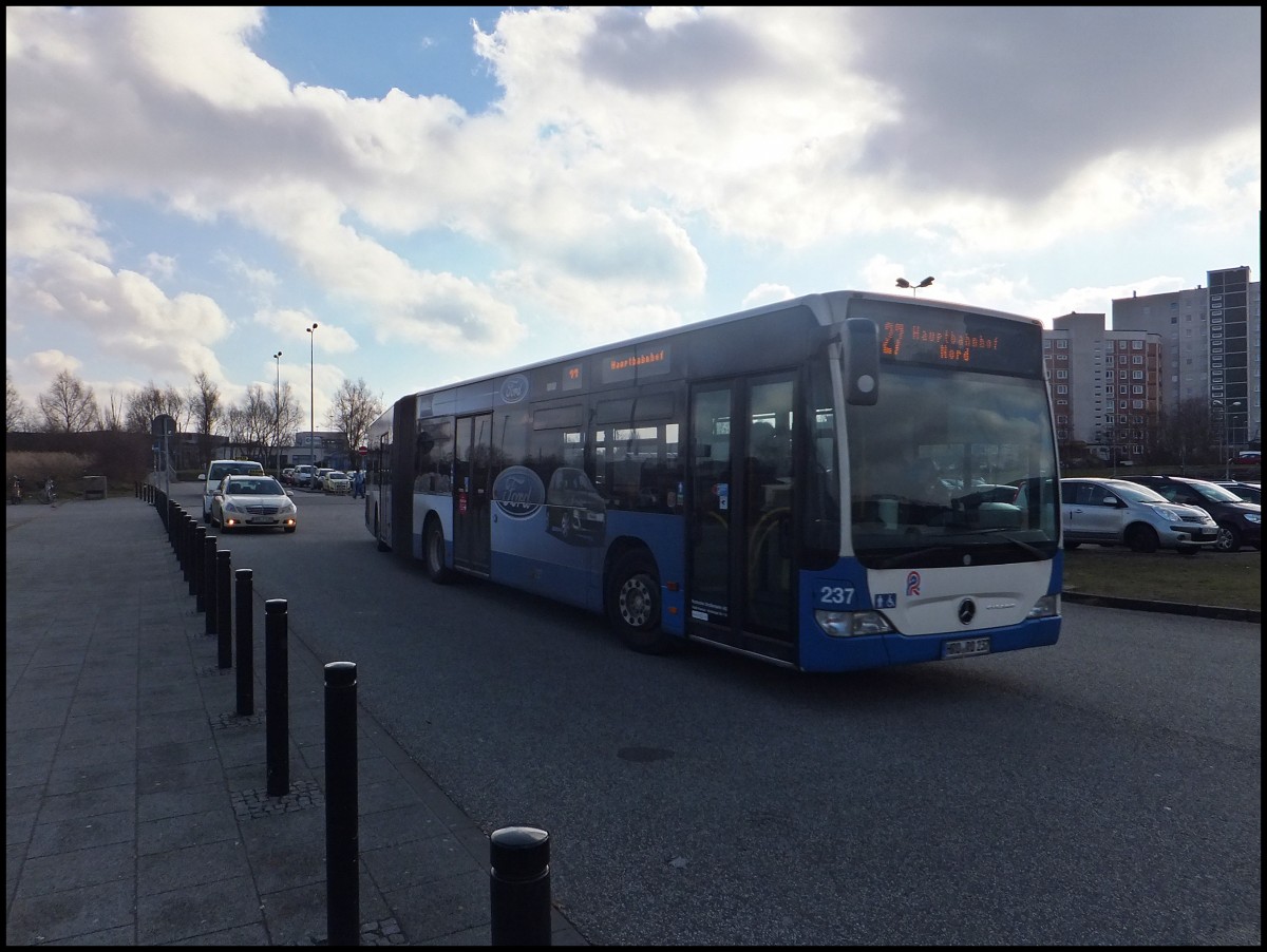 Mercedes Citaro II der Rostocker Straenbahn AG in Rostock.