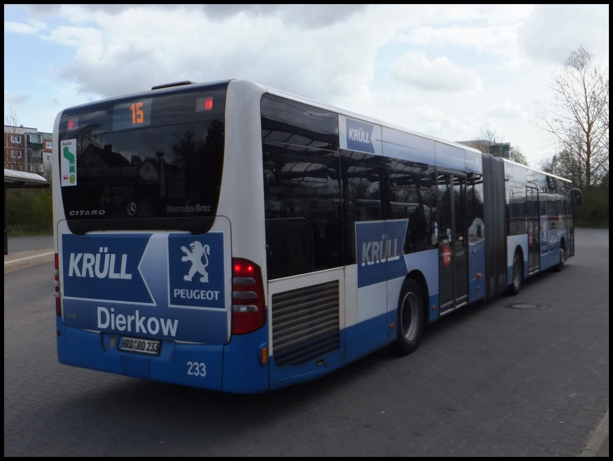 Mercedes Citaro II der Rostocker Straßenbahn AG in Rostock.