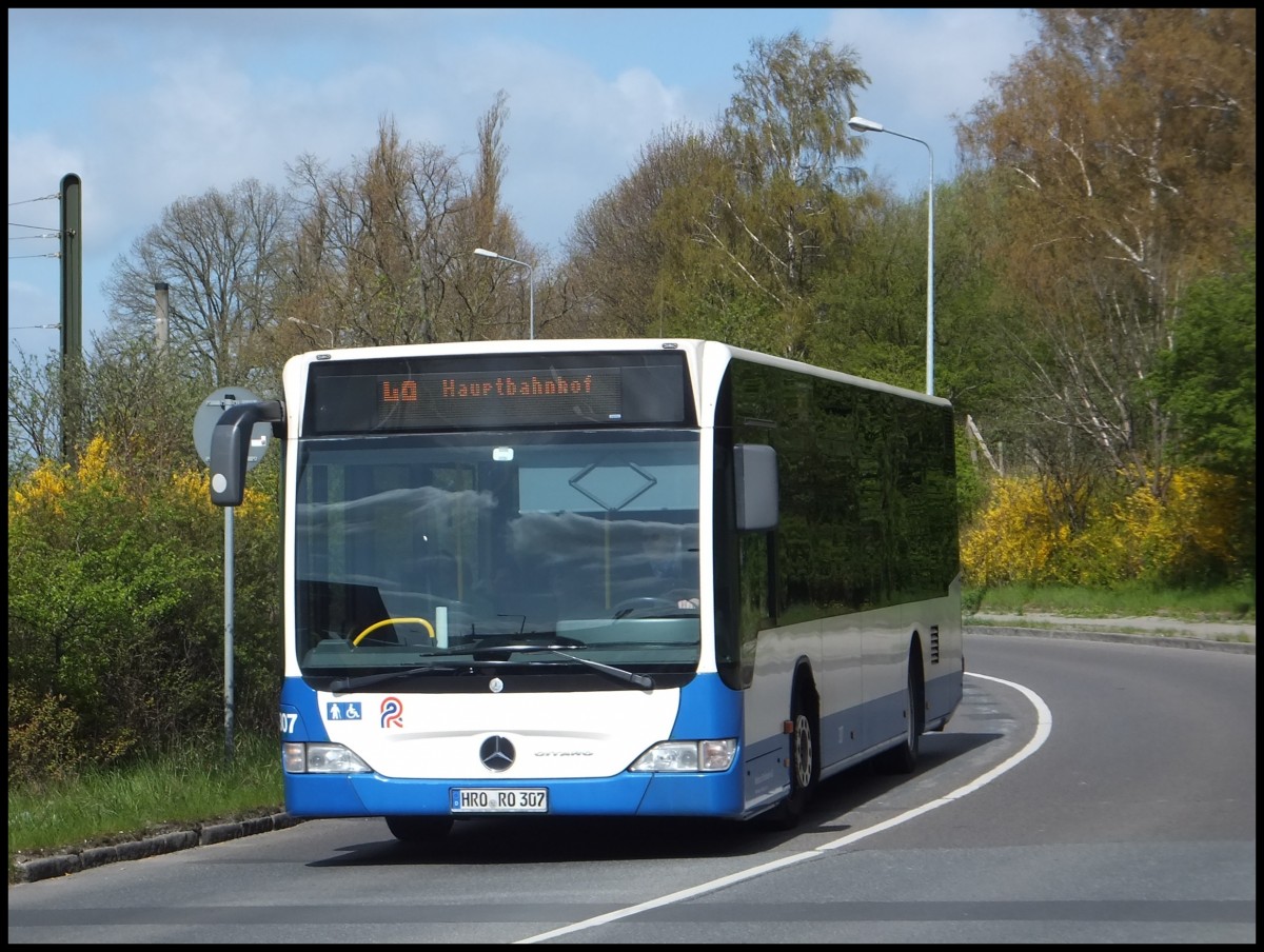 Mercedes Citaro II der Rostocker Straenbahn AG in Rostock.