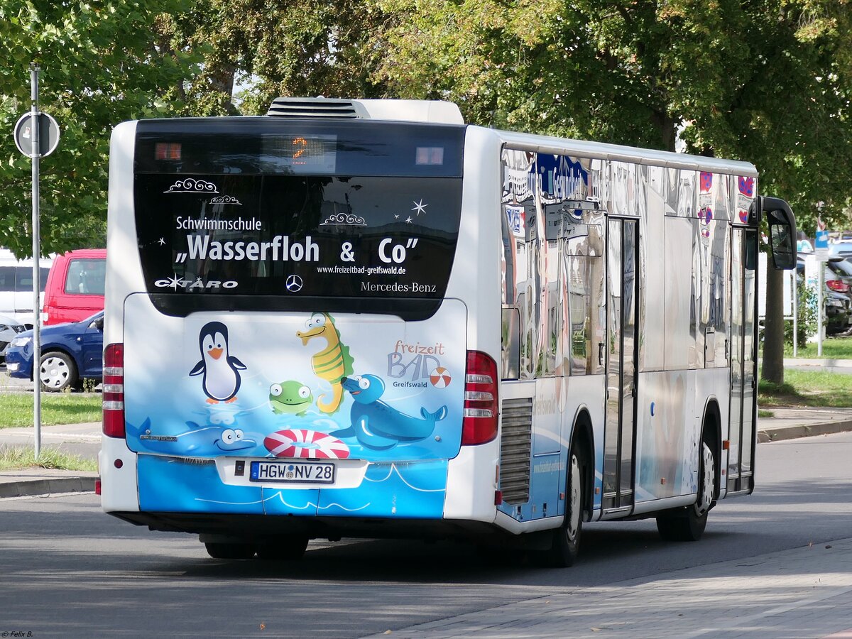 Mercedes Citaro II der Stadtwerke Greifswald in Greifswald. 