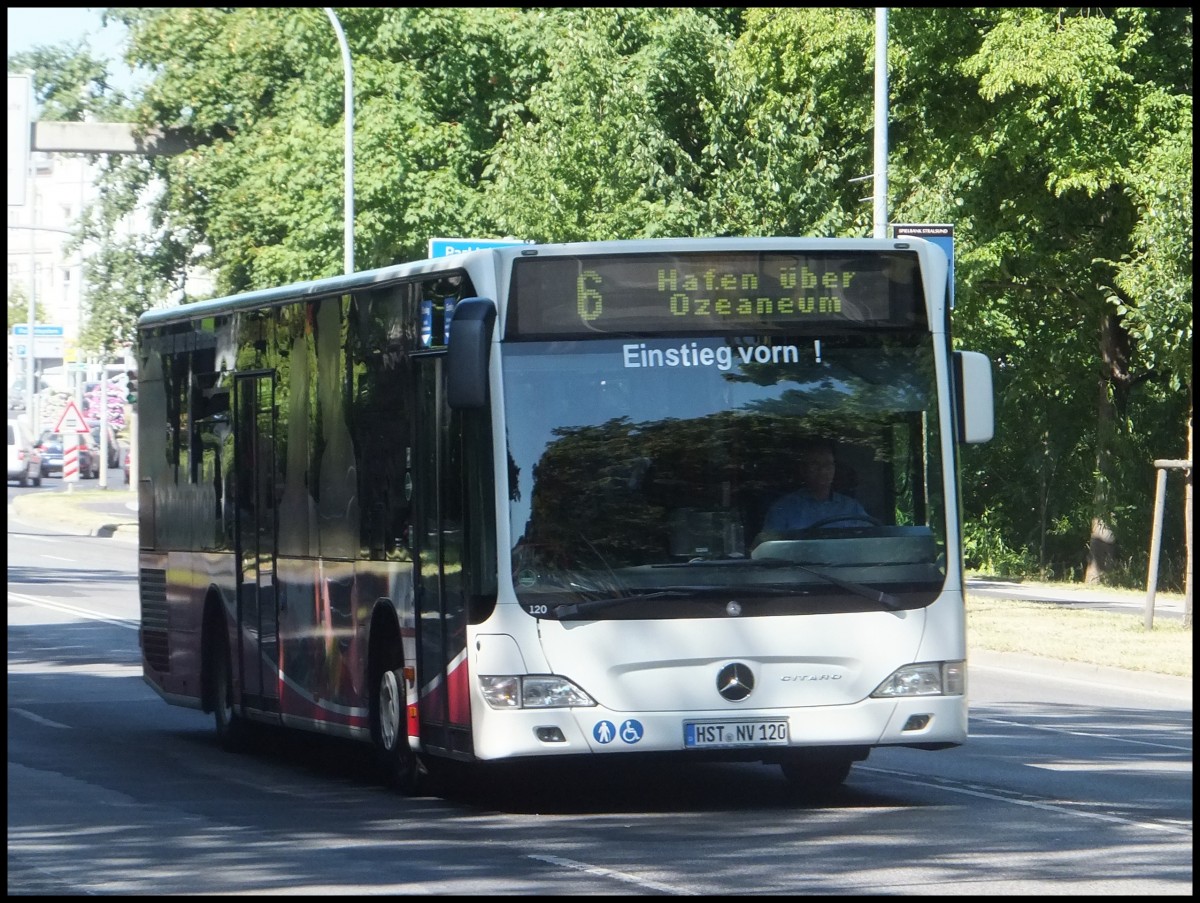 Mercedes Citaro II der Stadtwerke Stralsund in Stralsund.