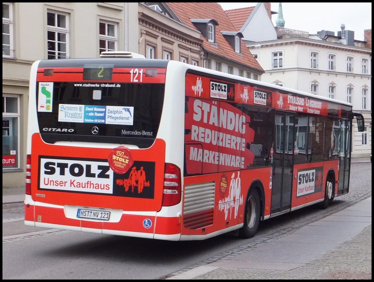 Mercedes Citaro II der Stadtwerke Stralsund in Stralsund.