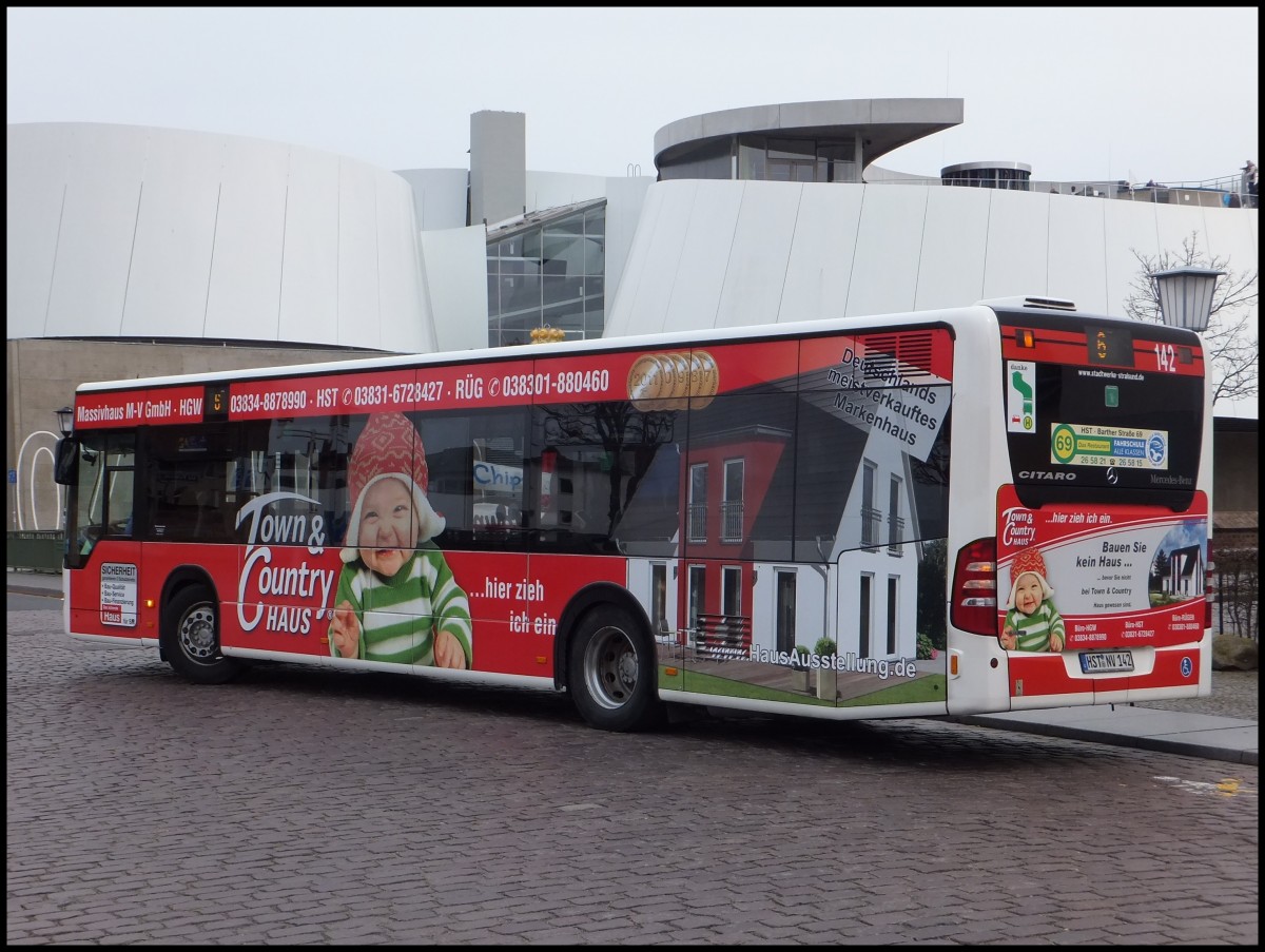 Mercedes Citaro II der Stadtwerke Stralsund in Stralsund.