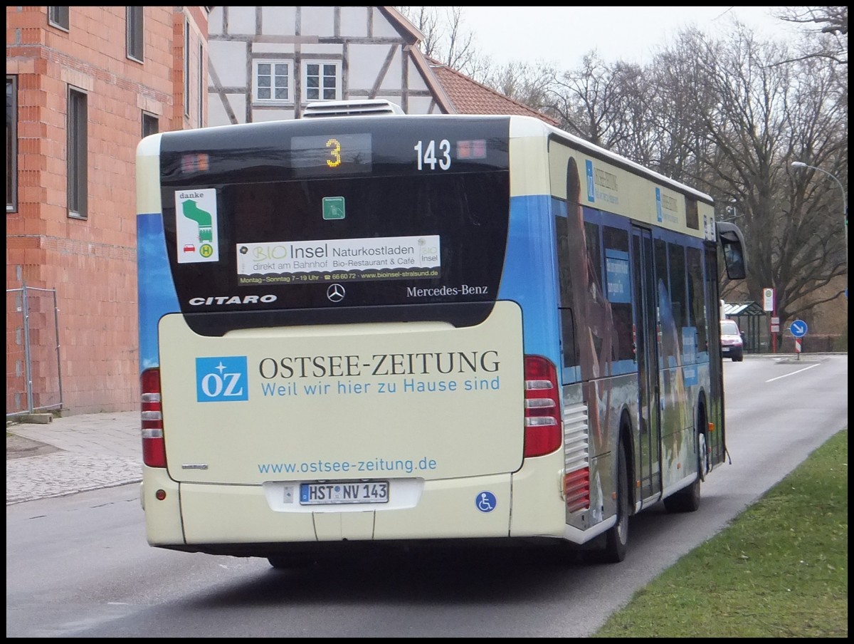 Mercedes Citaro II der Stadtwerke Stralsund in Stralsund.