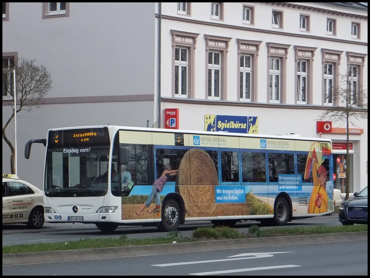 Mercedes Citaro II der Stadtwerke Stralsund in Stralsund.