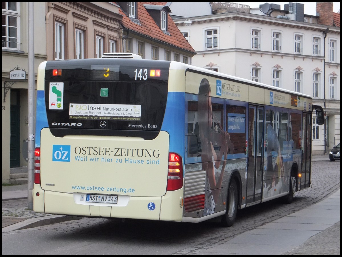 Mercedes Citaro II der Stadtwerke Stralsund in Stralsund.