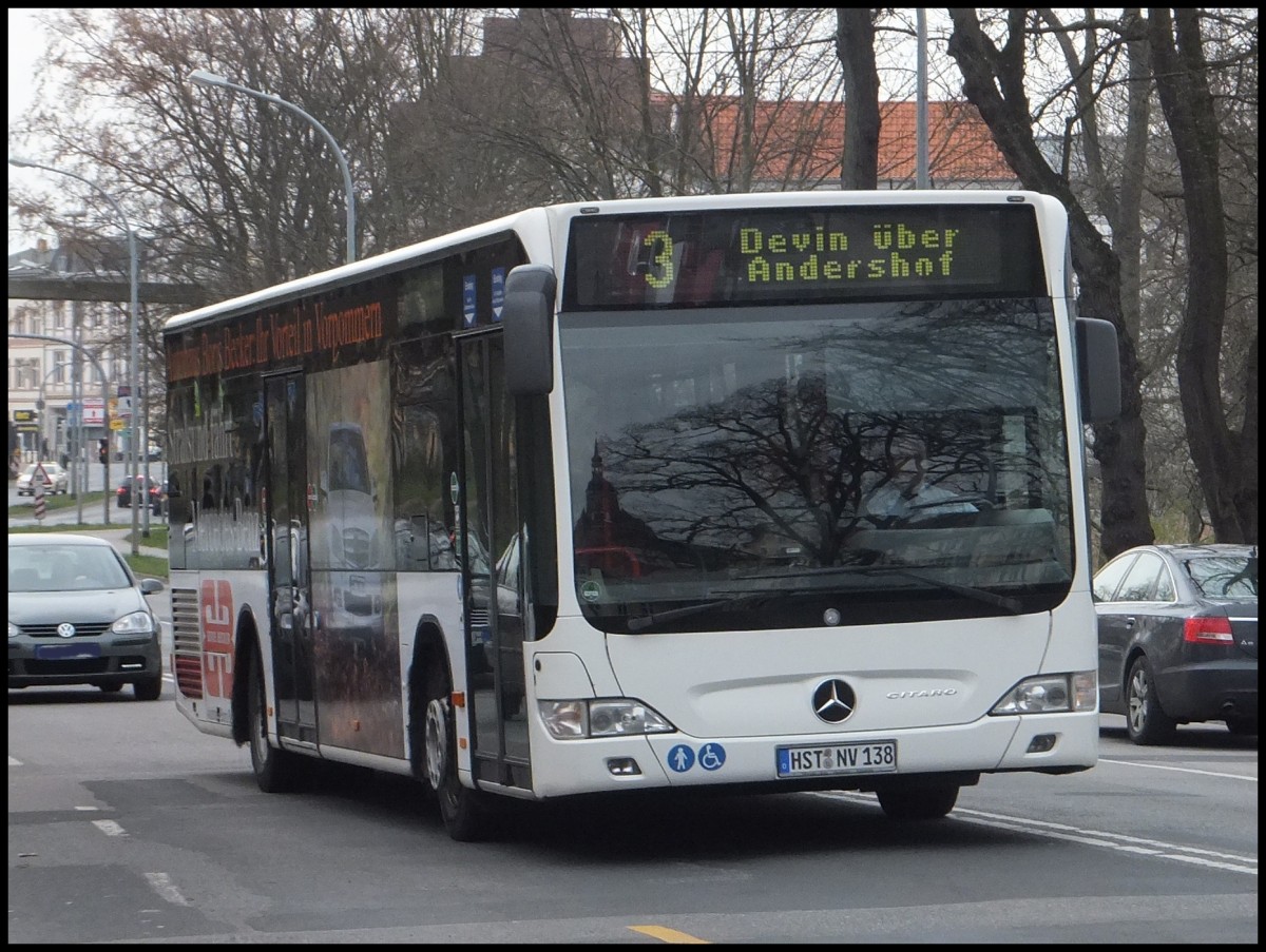 Mercedes Citaro II der Stadtwerke Stralsund in Stralsund.