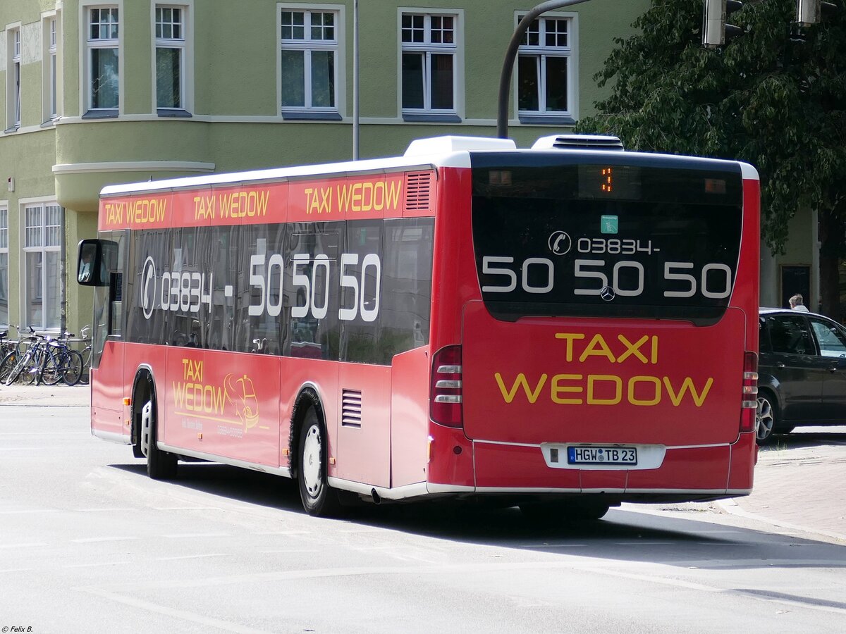 Mercedes Citaro II von Taxi Wedow aus Deutschland in Greifswald.