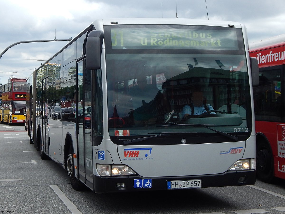 Mercedes Citaro II der VHH in Hamburg.