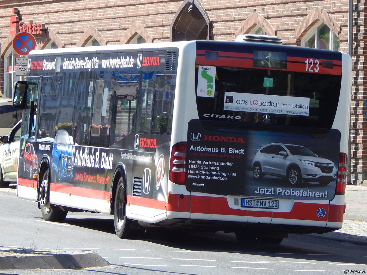 Mercedes Citaro II der VVR in Stralsund.