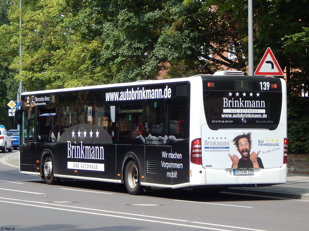 Mercedes Citaro II der VVR in Stralsund.