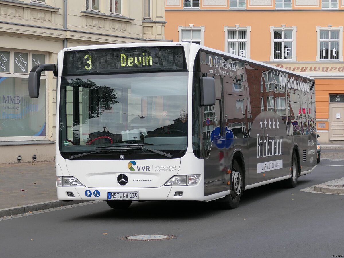 Mercedes Citaro II der VVR in Stralsund.