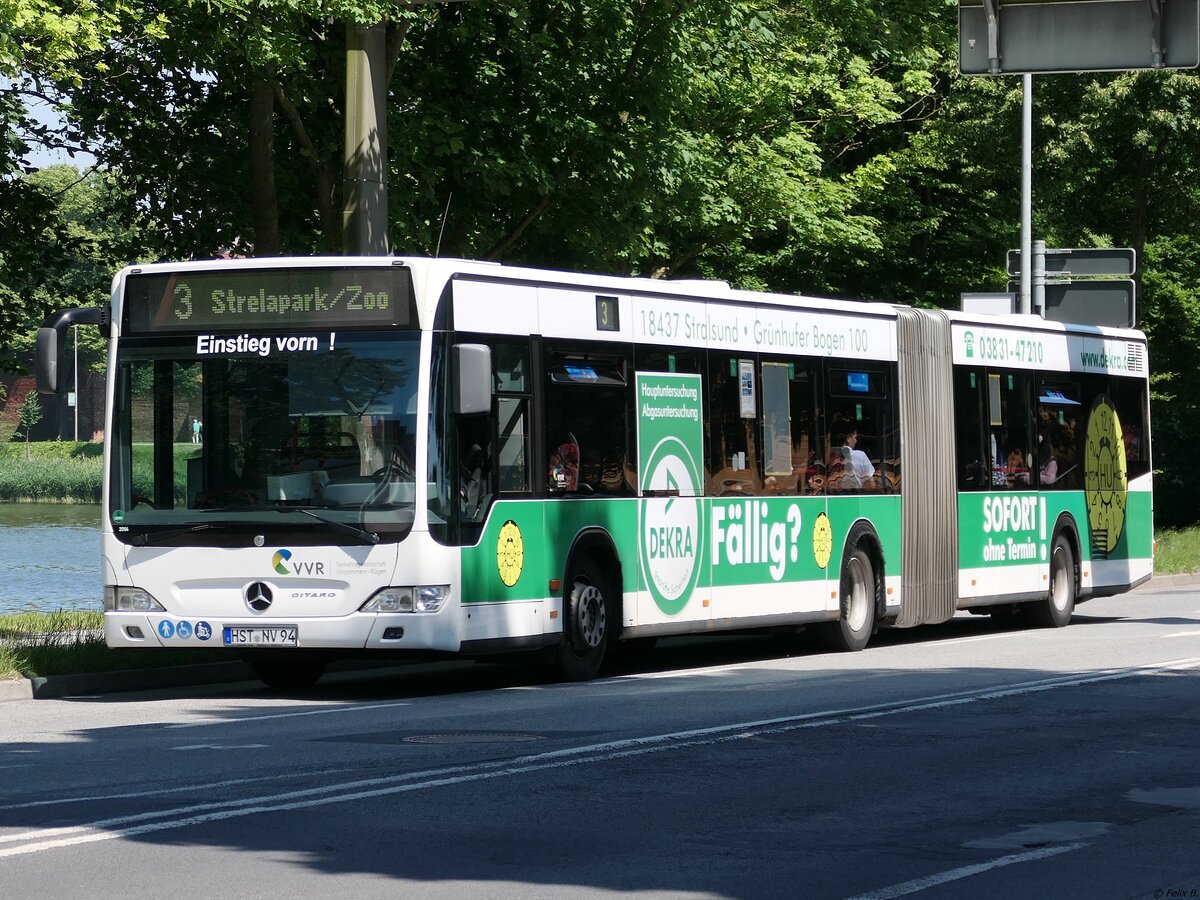 Mercedes Citaro II der VVR in Stralsund.