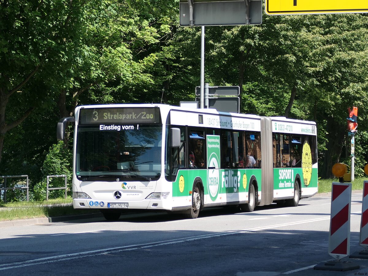Mercedes Citaro II der VVR in Stralsund.