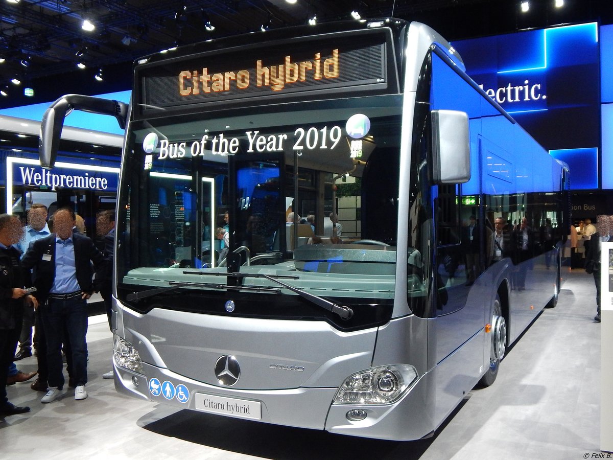 Mercedes Citaro III Hybrid Vorführwagen in Hannover auf der IAA.