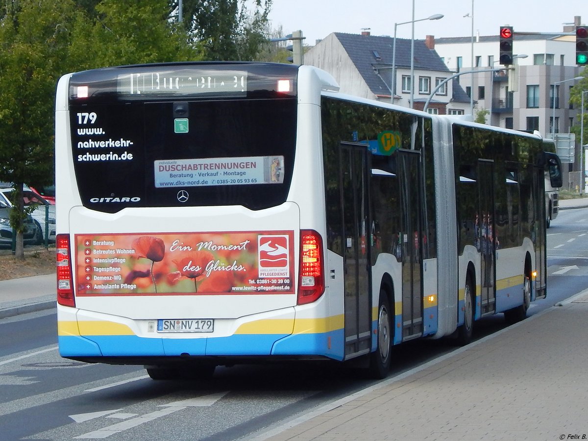 Mercedes Citaro III vom Nahverkehr Schwerin in Schwerin.