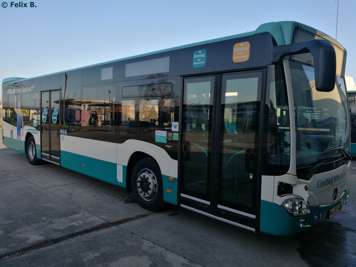 Mercedes Citaro III der Neubrandenburger Verkehrsbetriebe in Neubrandenburg.