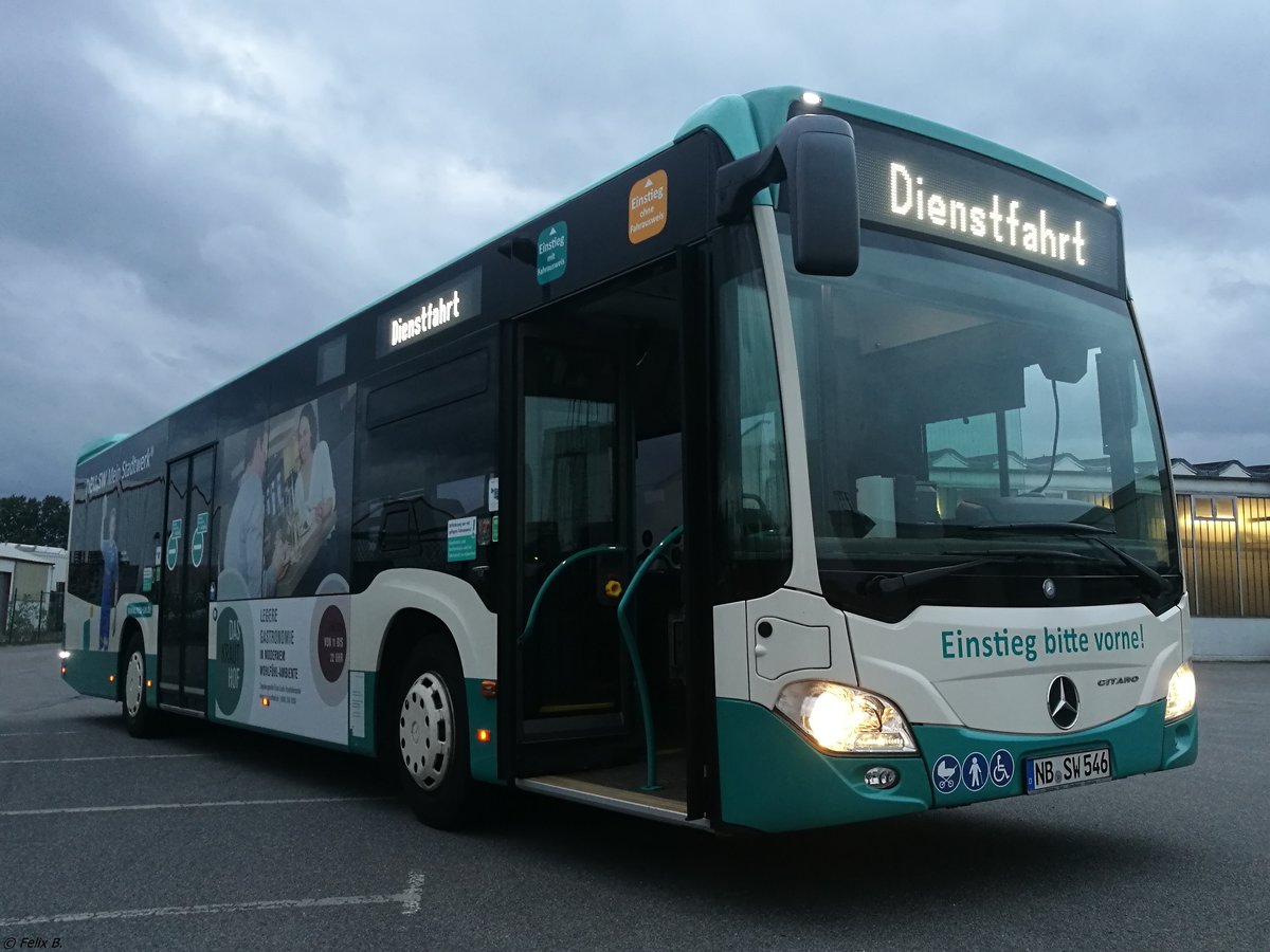 Mercedes Citaro III der Neubrandenburger Verkehrsbetriebe in Neubrandenburg.