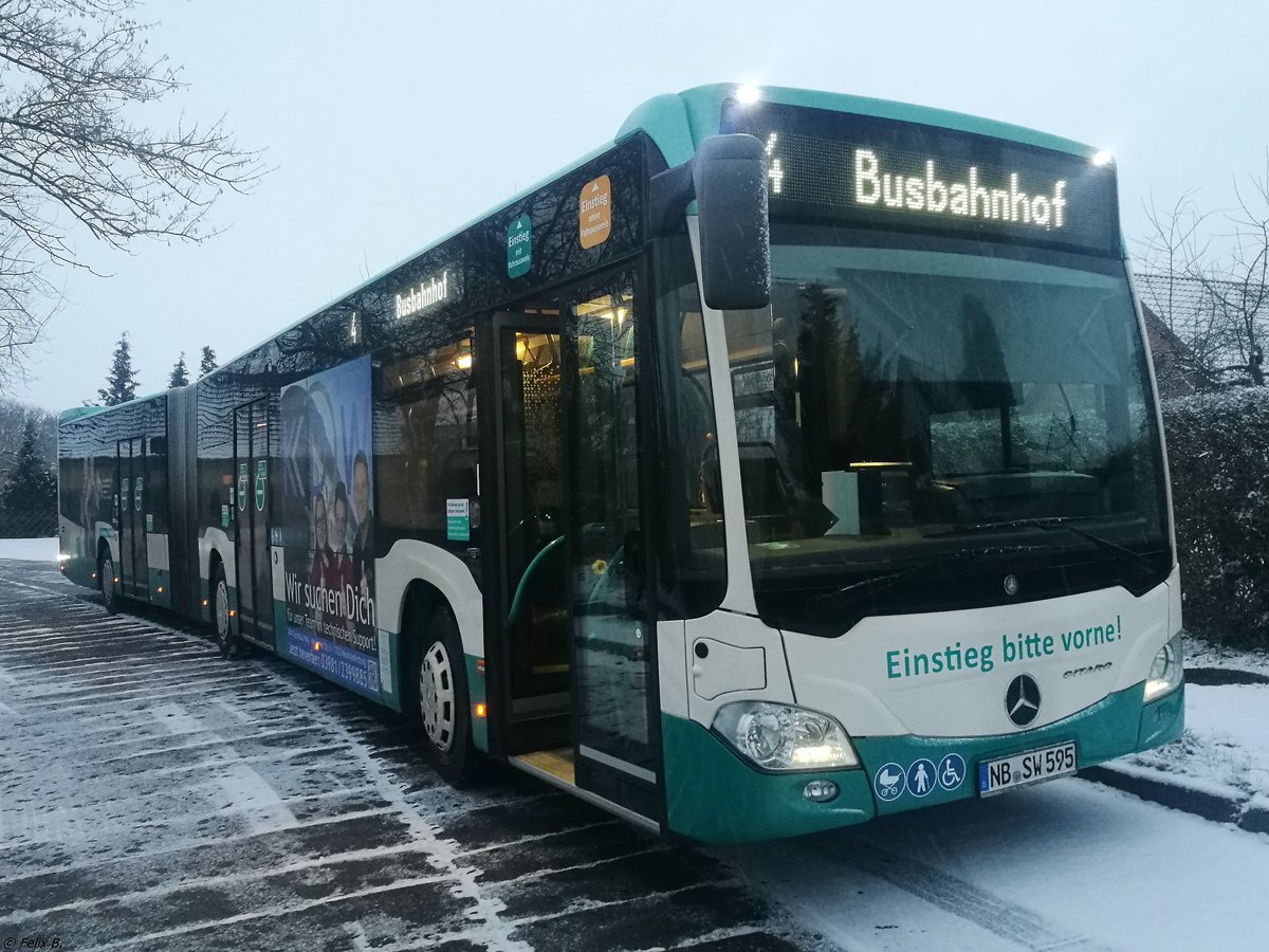 Mercedes Citaro III der Neubrandenburger Verkehrsbetriebe in Neubrandenburg. 