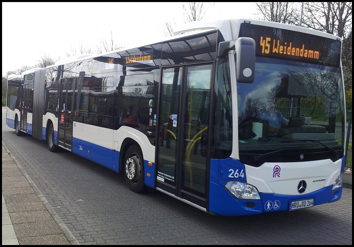 Mercedes Citaro III der Rostocker Stra�enbahn AG in Rostock.