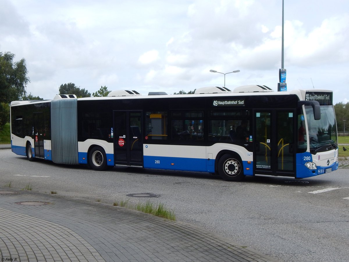 Mercedes Citaro III der Rostocker Straßenbahn AG in Rostock.