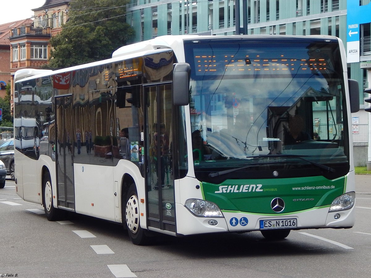 Mercedes Citaro III von Schlienz aus Deutschland in Esslingen.