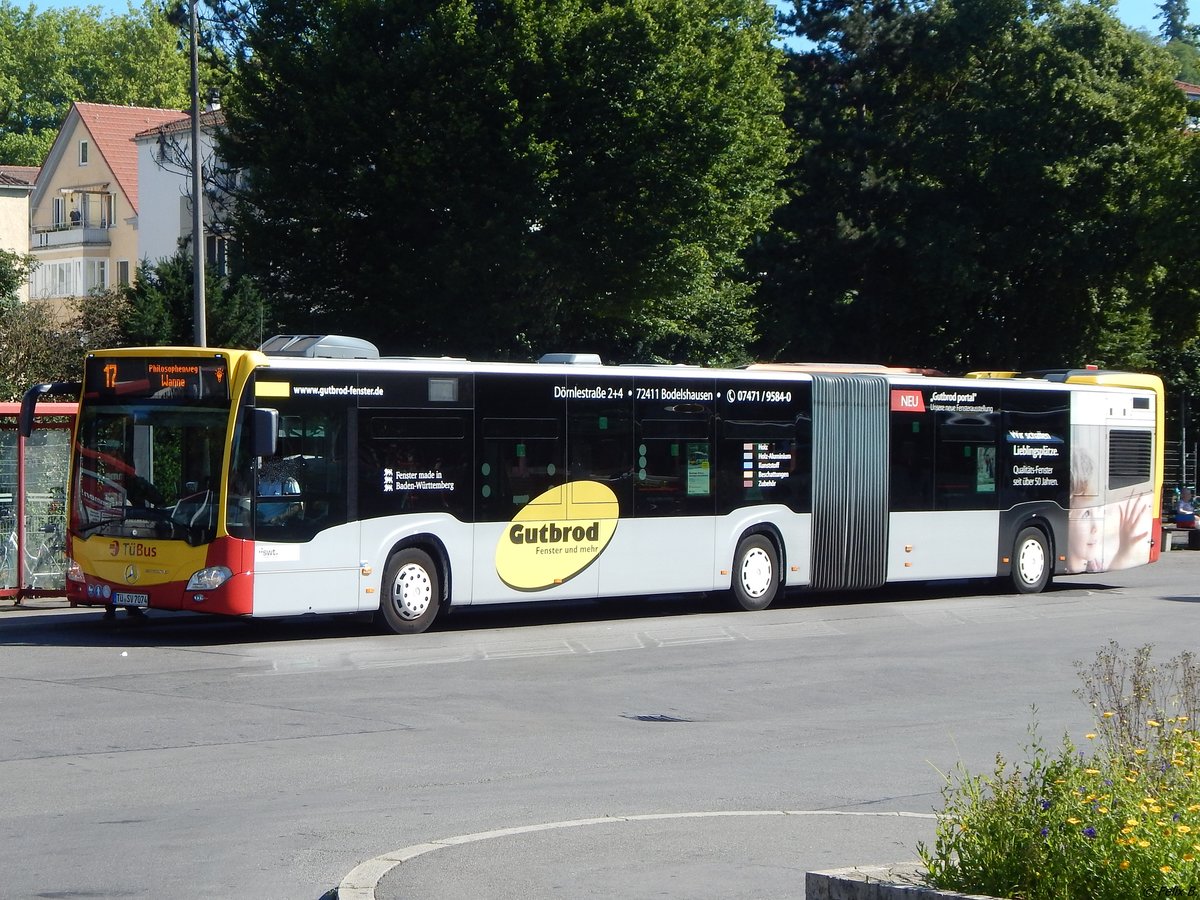 Mercedes Citaro III von TüBus in Tübingen.