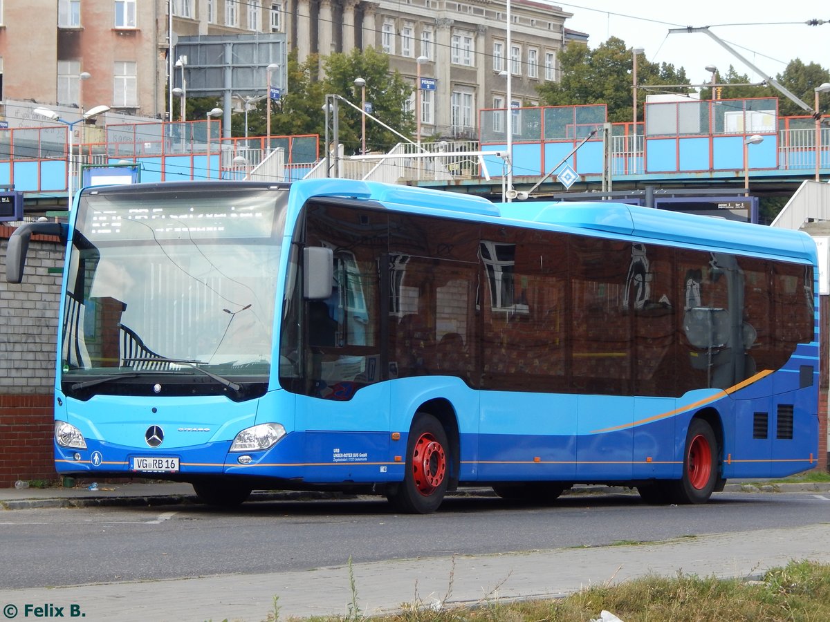 Mercedes Citaro III von URB (ex Schweizer) aus Deutschland in Stettin.