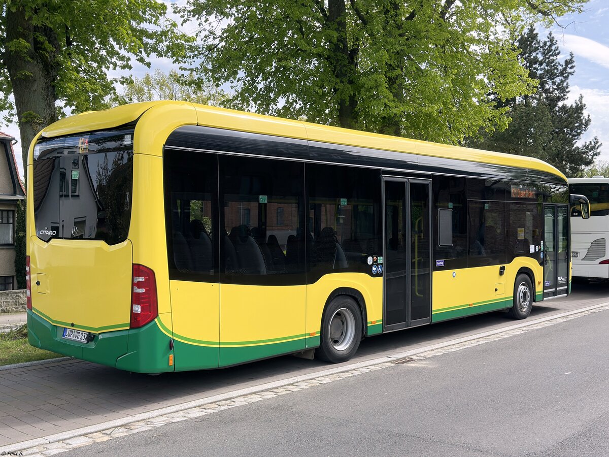 Mercedes eCitaro der Verkehrsgesellschaft Ludwigslust-Parchim mbH in Krakow am See.