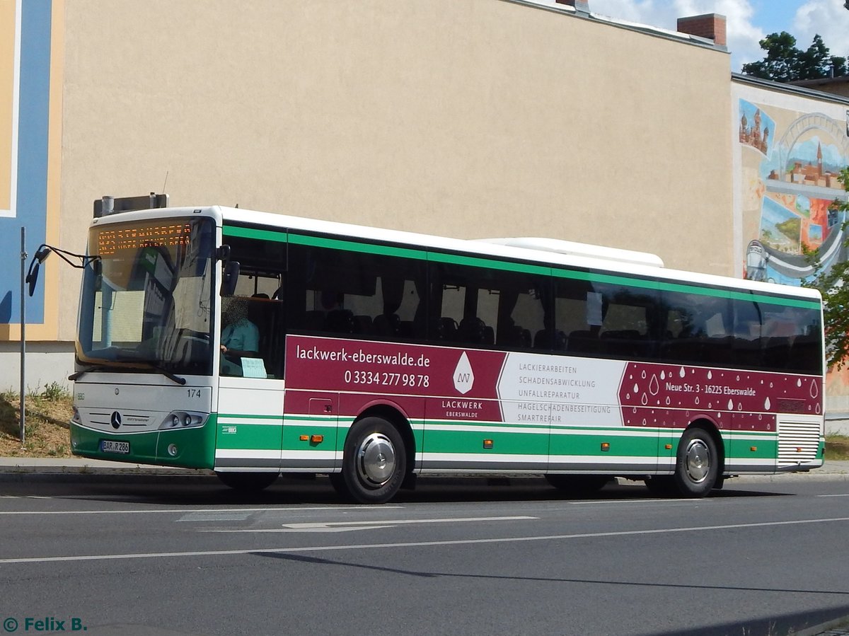 Mercedes Intouro der Barnimer Busgesellschaft in Eberswalde.