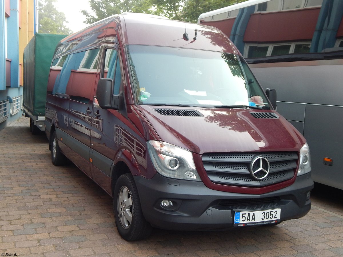 Mercedes Sprinter von Autodoprava GT aus Tschechien in Neubrandenburg.