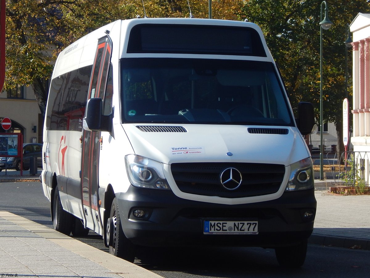 Mercedes Sprinter von Tonne aus Deutschland in Neustrelitz. 