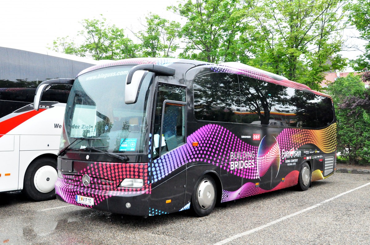 Mercedes Tourino von Blaguss �sterreich am 26.5.2015 in Krems.