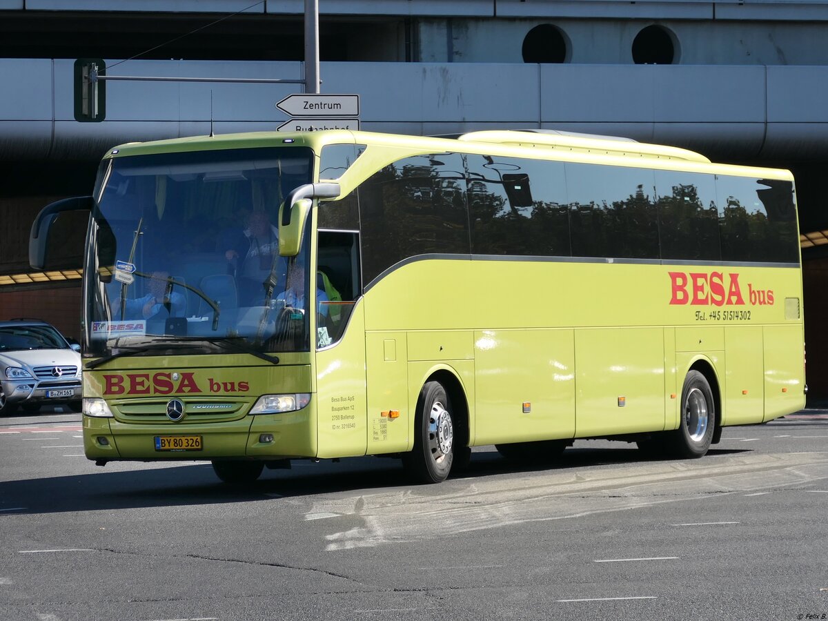 Mercedes Tourismo von Besa Bus aus Dnemark in Berlin.