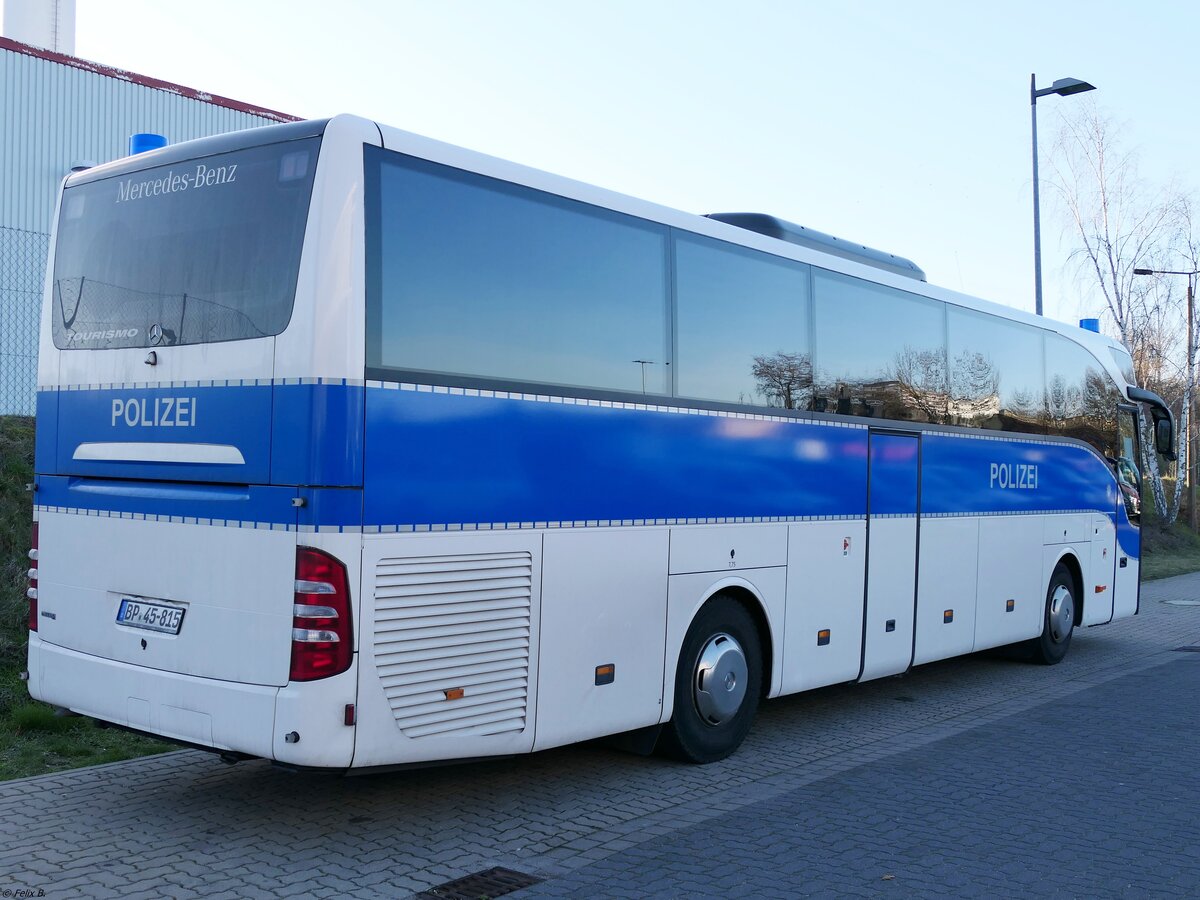 Mercedes Tourismo von der Bundespolizei aus Deutschland in Neubrandenburg.