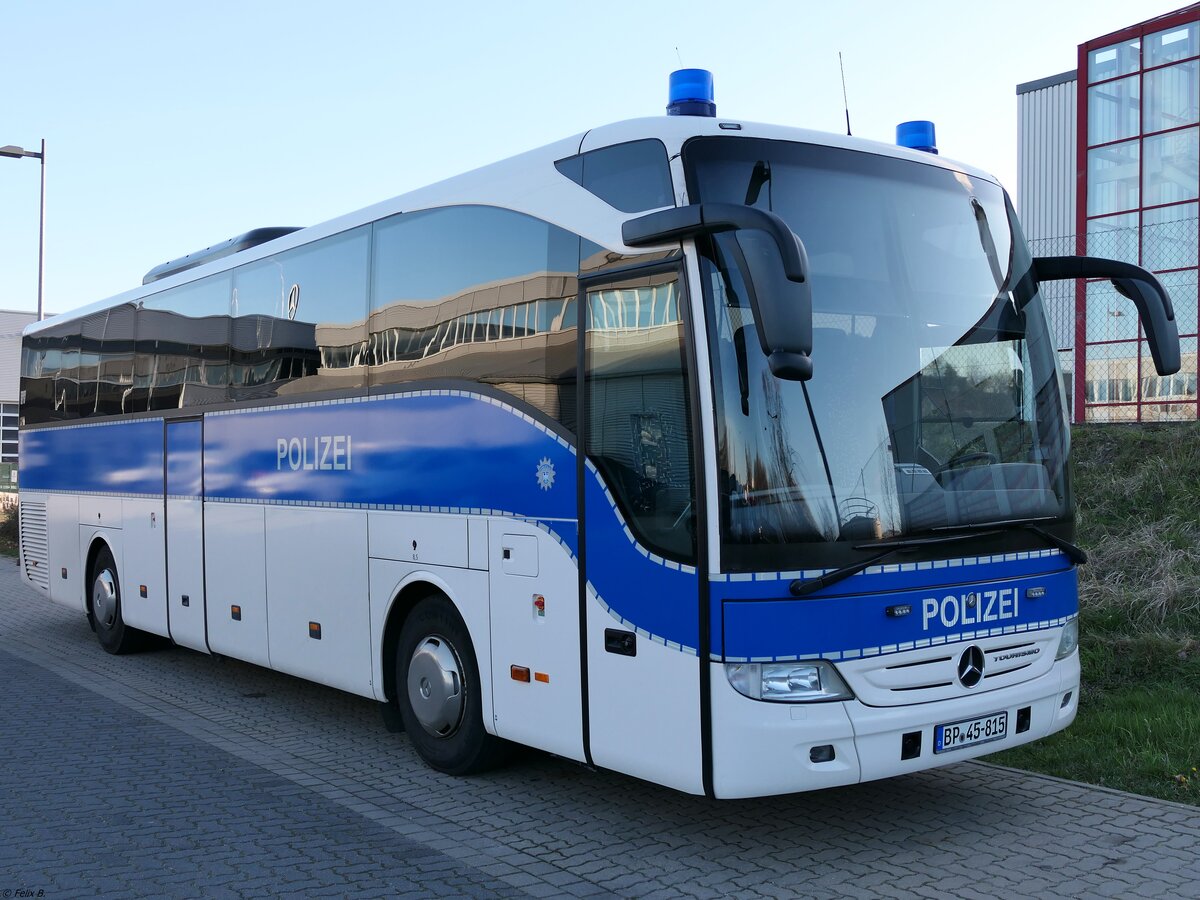 Mercedes Tourismo von der Bundespolizei aus Deutschland in Neubrandenburg.