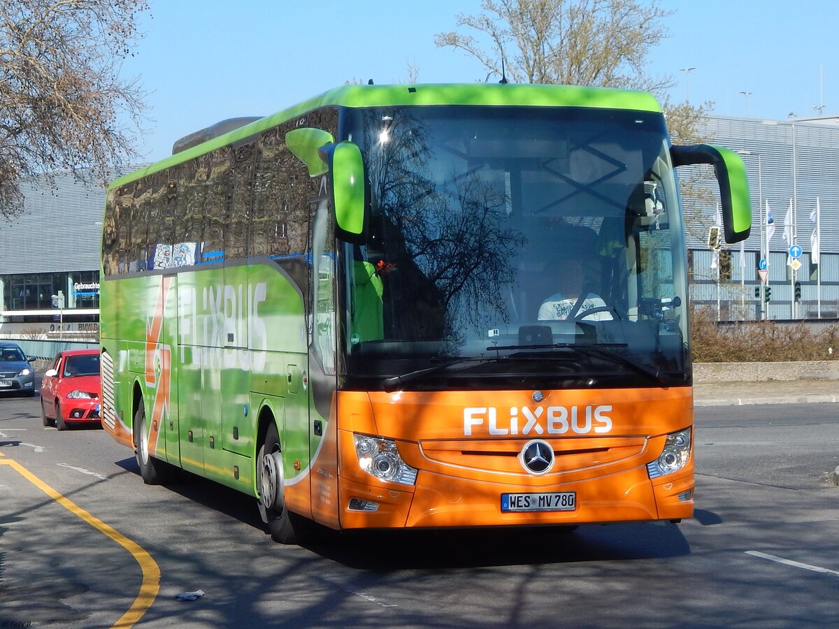 Mercedes Tourismo von Flixbus/Verhuven Reisen aus Deutschland in Berlin.