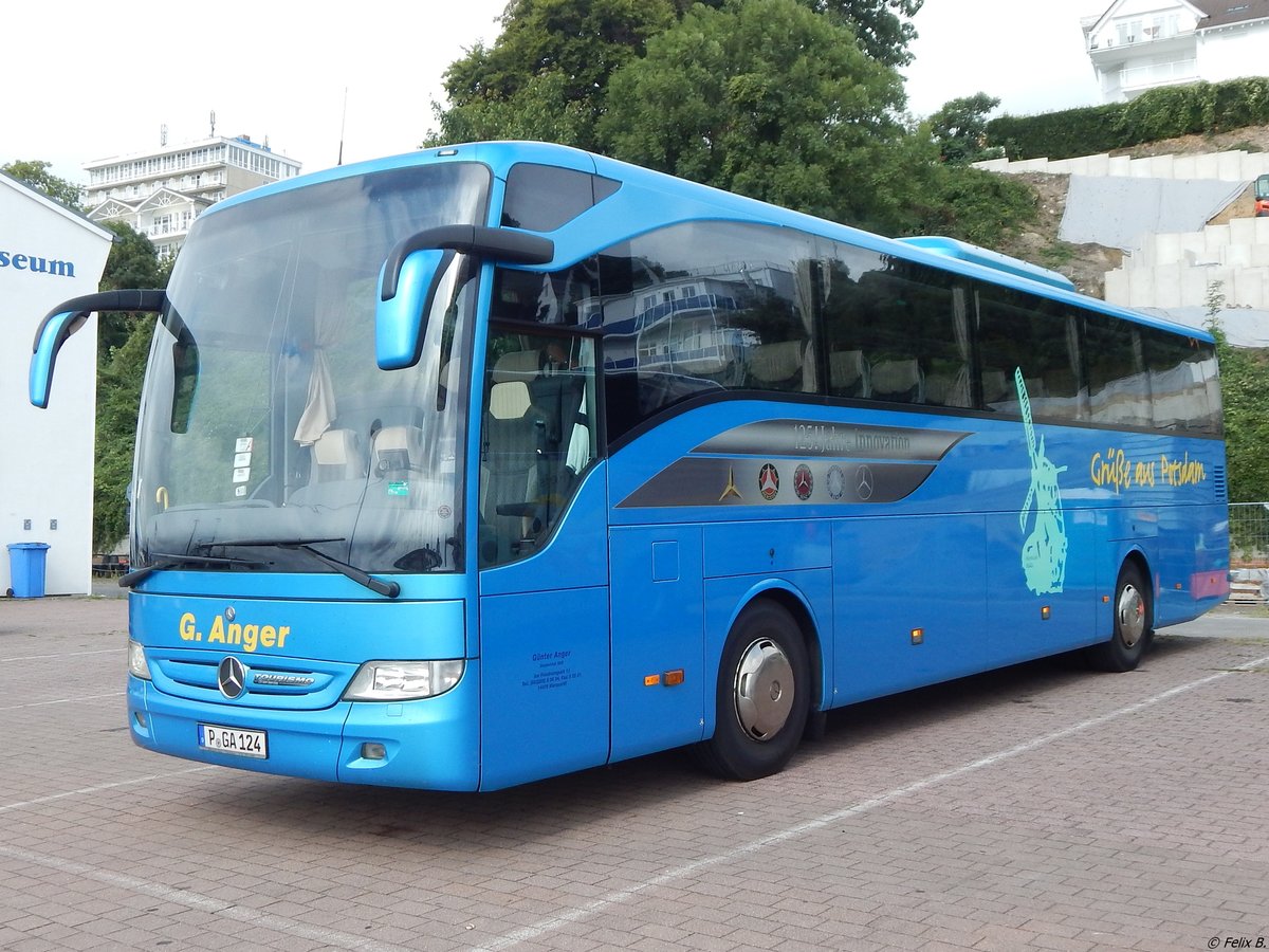 Mercedes Tourismo von Gnter Anger aus Deutschland im Stadthafen Sassnitz.