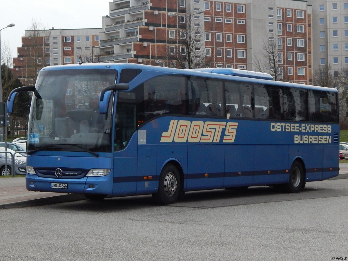Mercedes Tourismo von Joost's aus Deutschland in Rostock.