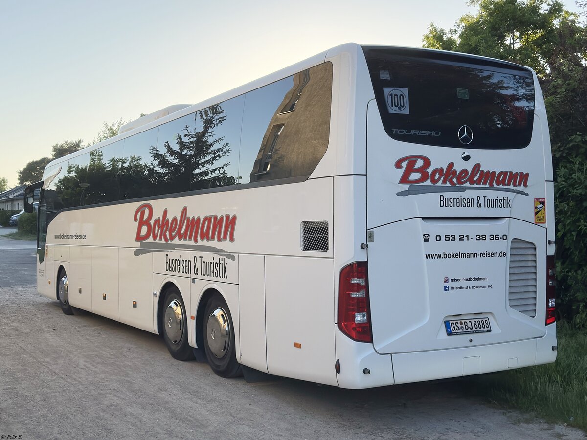 Mercedes Tourismo von Reisedienst Bokelmann aus Deutschland in Malchow.