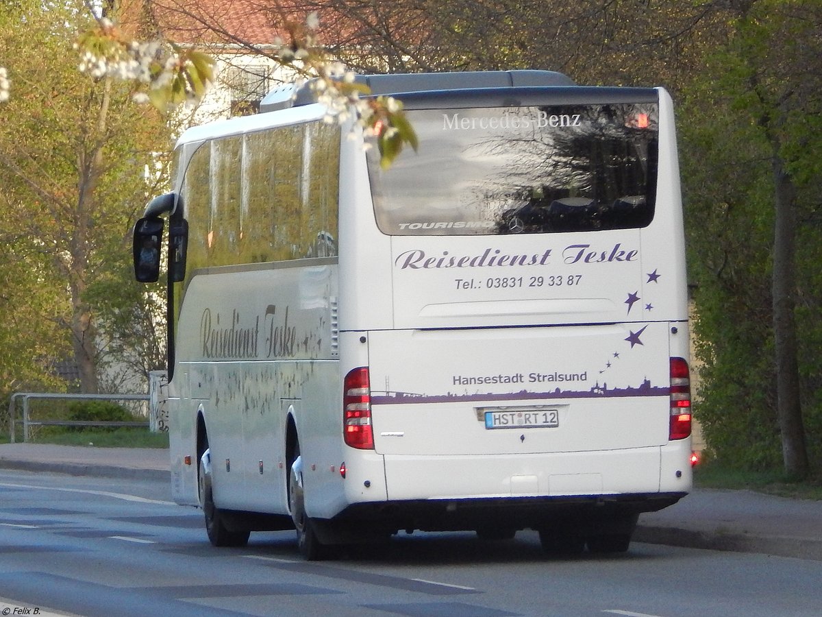 Mercedes Tourismo vom Reisedienst Teske aus Deutschland in Sassnitz.