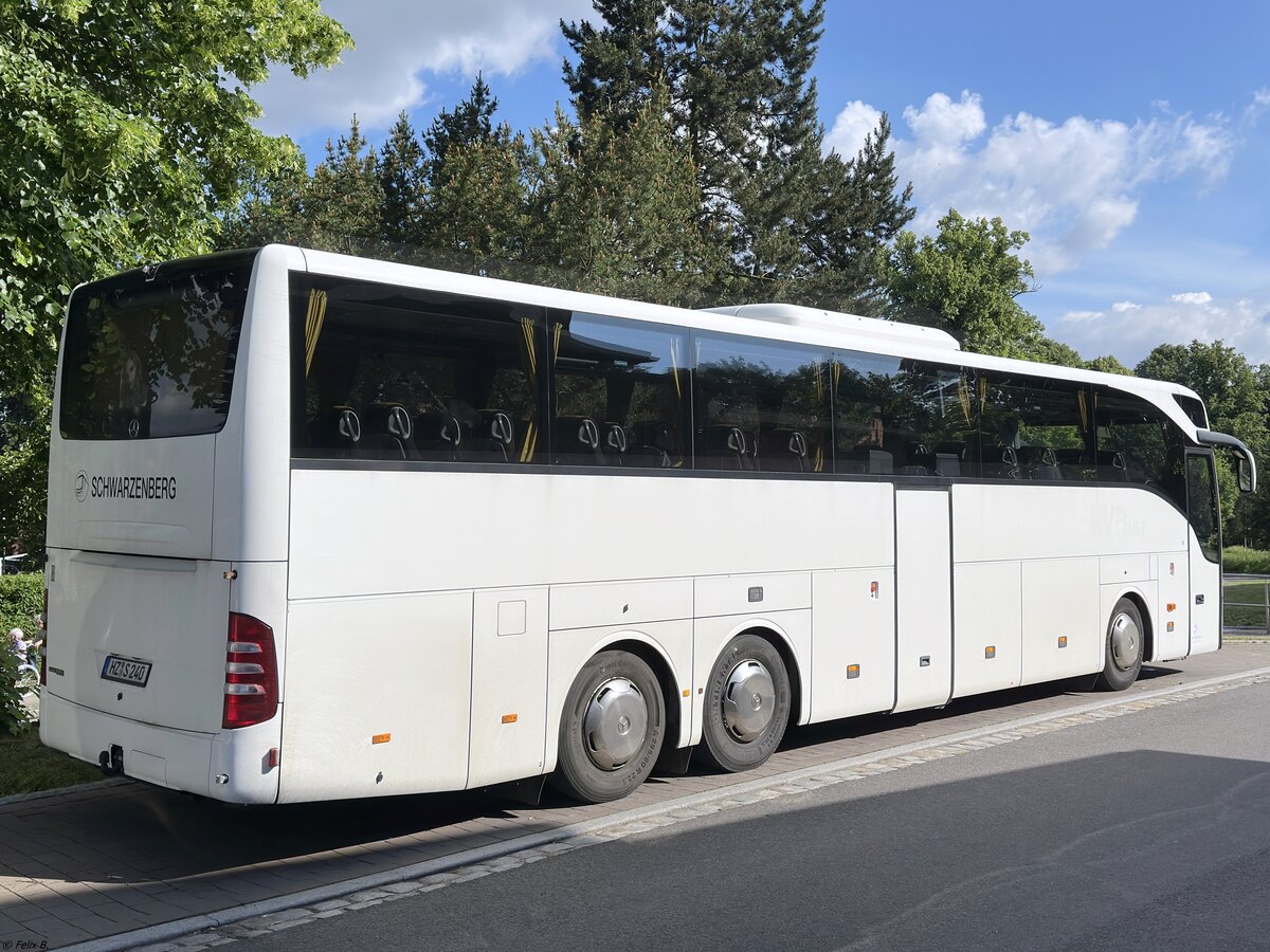 Mercedes Tourismo von Schwarzenberg aus Deutschland (ex BVB.net) in Plau am See.