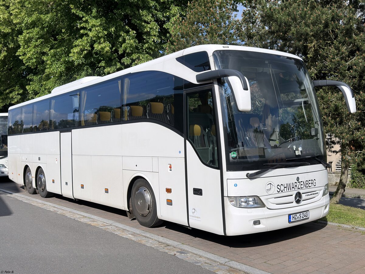 Mercedes Tourismo von Schwarzenberg aus Deutschland (ex BVB.net) in Plau am See.