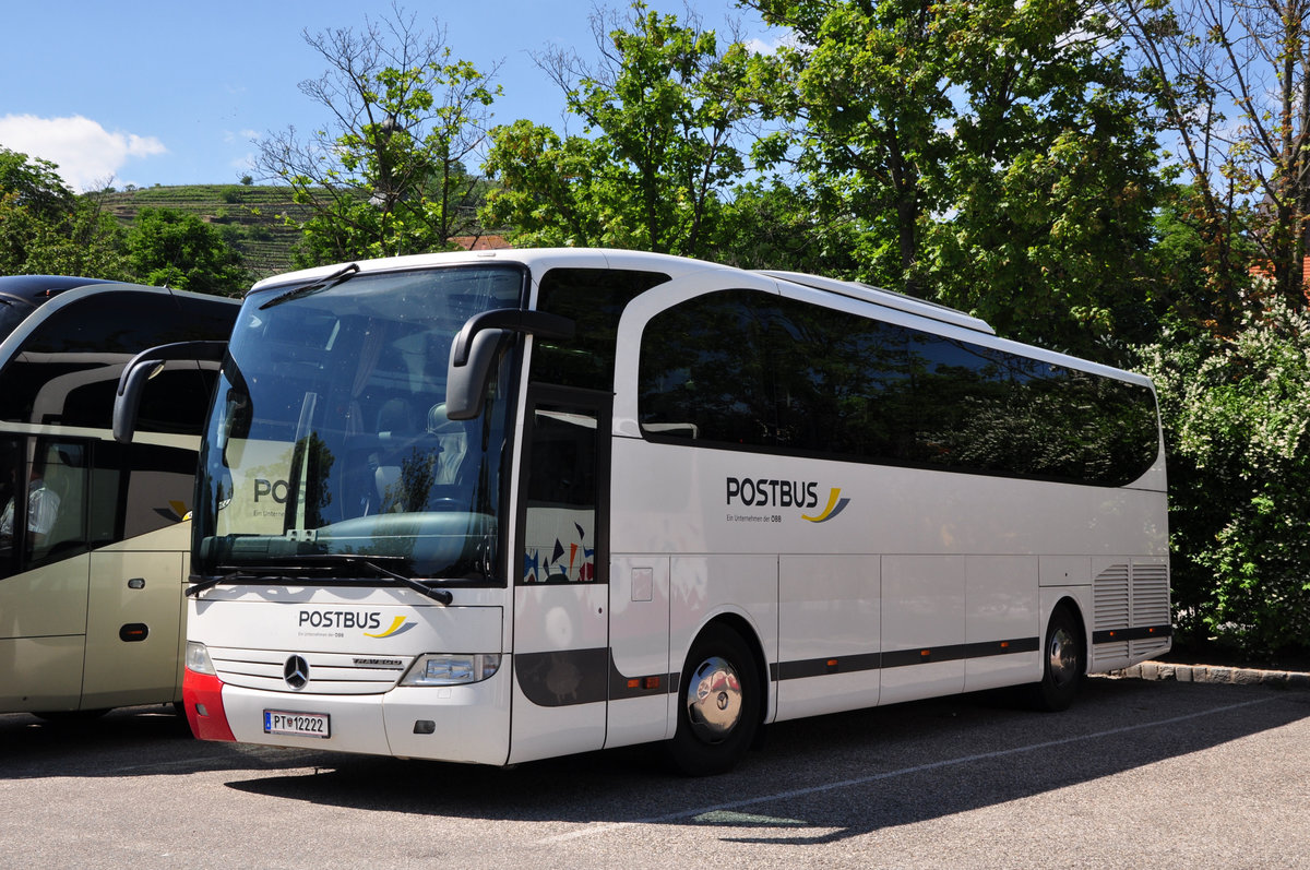 Mercedes Travego,Postbus der �BB in Krems gesehen.