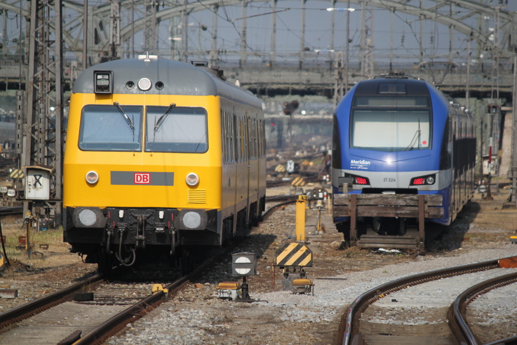 Messzug und Meridian am 26.07.2016 in Mnchen Hbf.