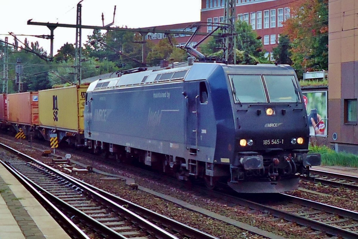 MGW 185 545 durchfahrt am 25 September 2014 Hamburg-Harburg.