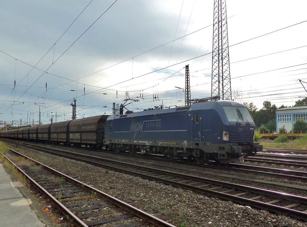 MGW 193 845 durchfahrt Duisburg-Entenfang am 16 September 2016.